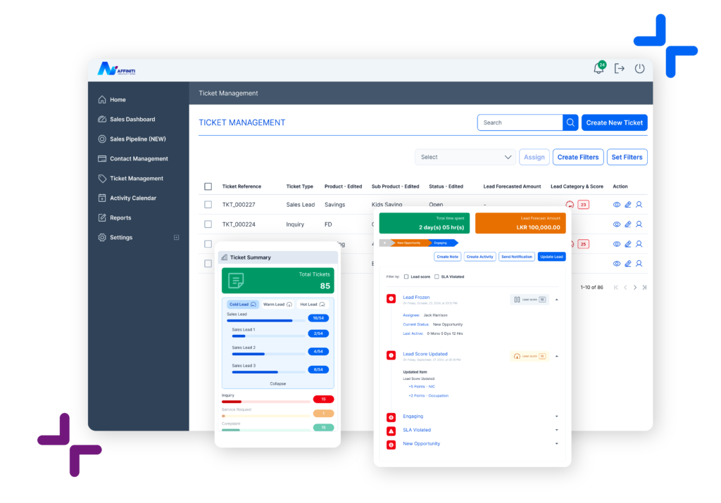 Infynity CRM β Affiniti
